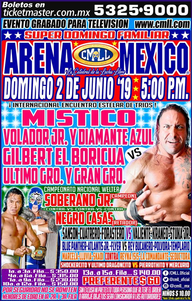 Una mirada semanal al CMLL (Del 23 al 29 de mayo de 2019) 22 Una mirada semanal al CMLL (Del 23 al 29 de mayo de 2019) 22