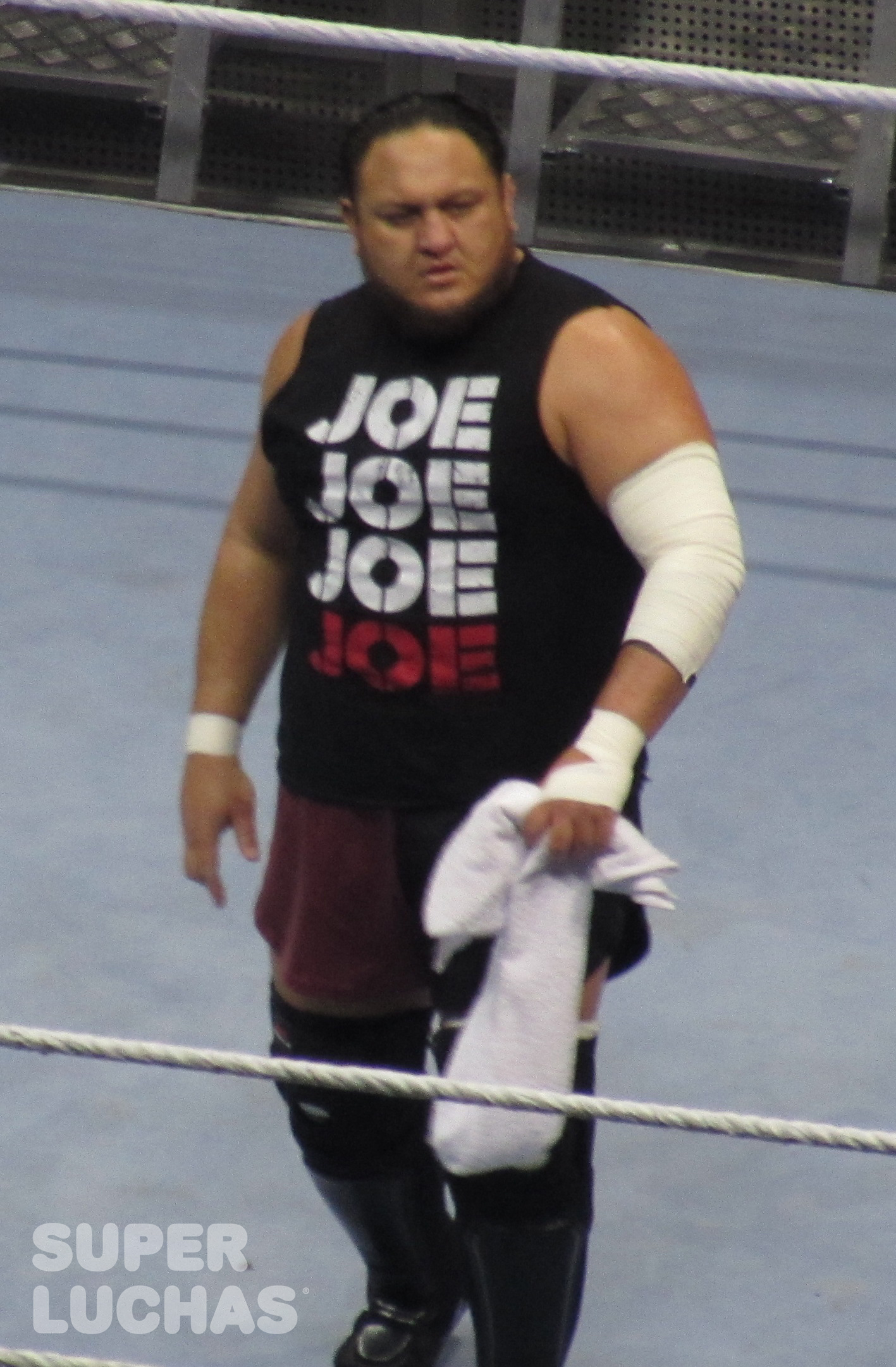 Samoa Joe en el WWE Live! Bogotá, Colombia desde el Movistar Arena (23 de agosto de 2019) / William Beltrán / Superluchas.com / WWE / SÚPER LUCHAS