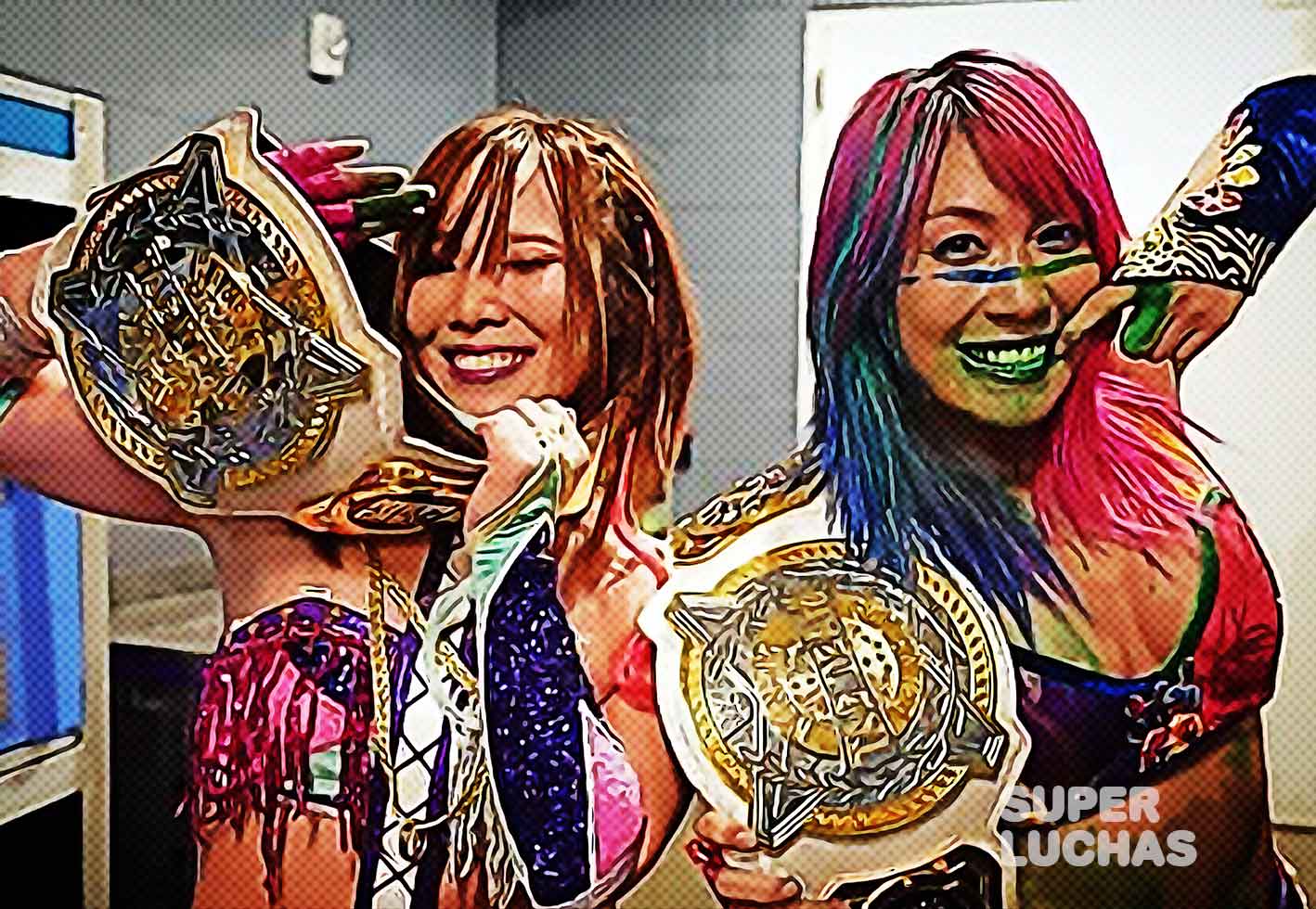 Kairi Sane y Asuka son las nuevas Campeonas de Parejas WWE 18 Asuka y Kairi Sane