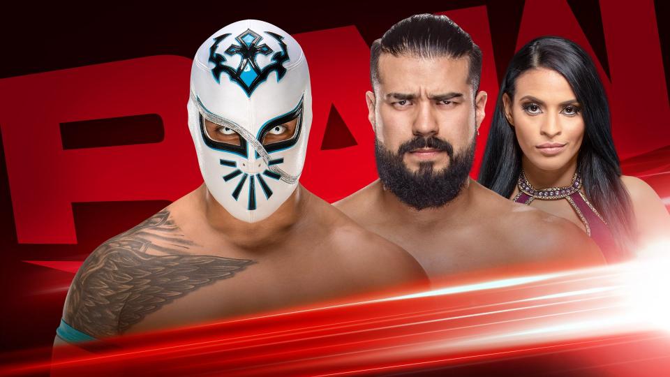 Andrade vs. Sin Cara para mañana en WWE Raw 2 Andrade