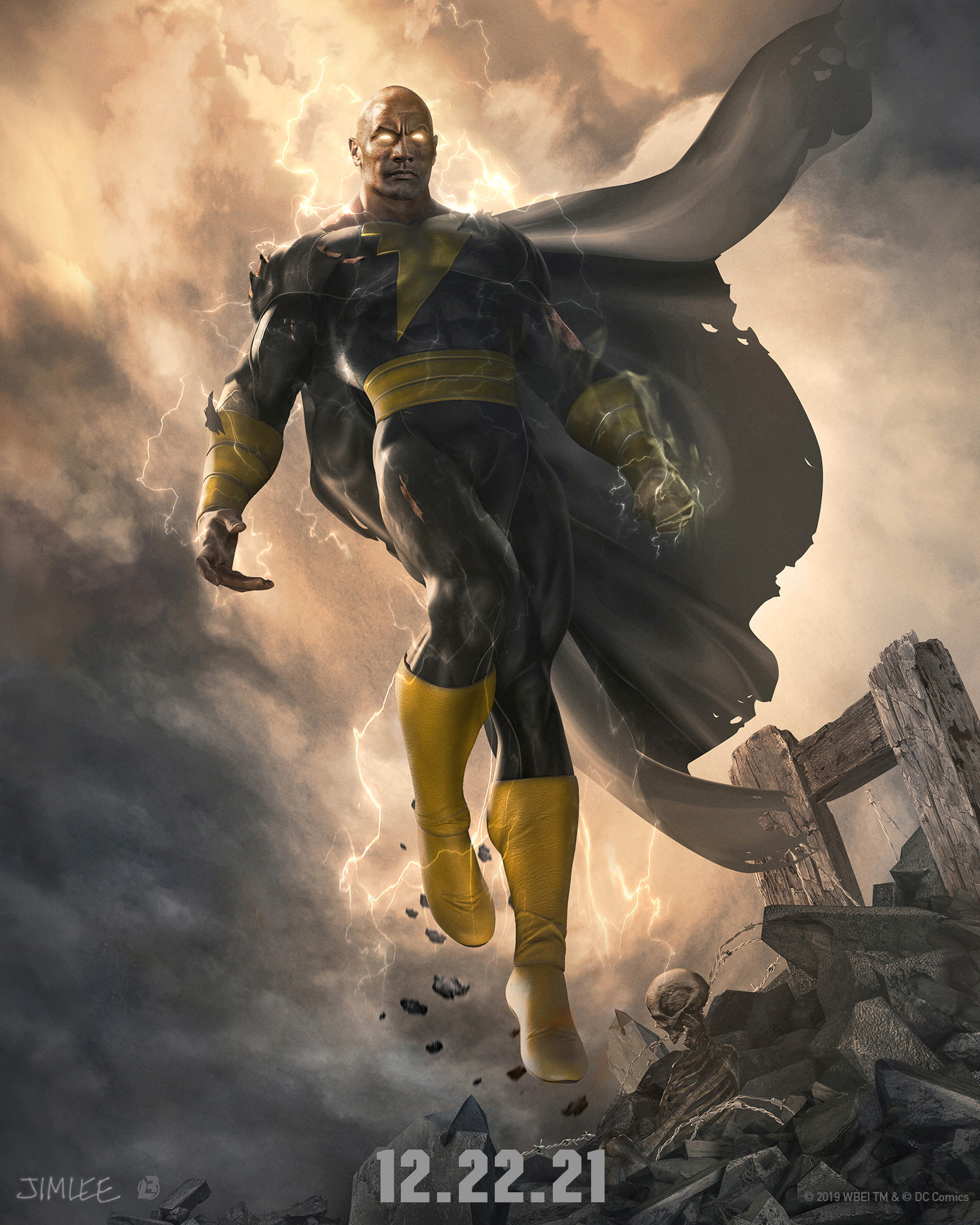 Así es como lucirá The Rock enfundado en el traje de Black Adam 1 The Rock como Black Adam