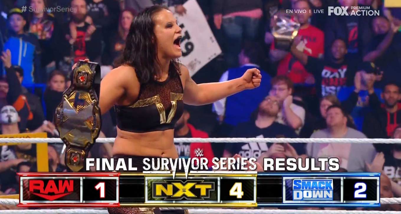 NXT domina a Raw y SmackDown Survivor Series 2019