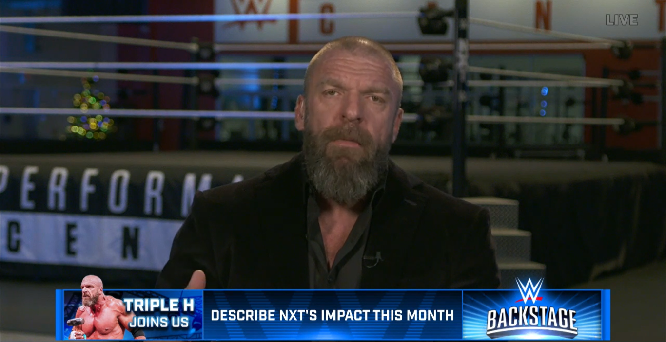 Esto dijo Triple H durante su intervención en WWE Backstage 2 Entrevista a Triple H en WWE Backstage