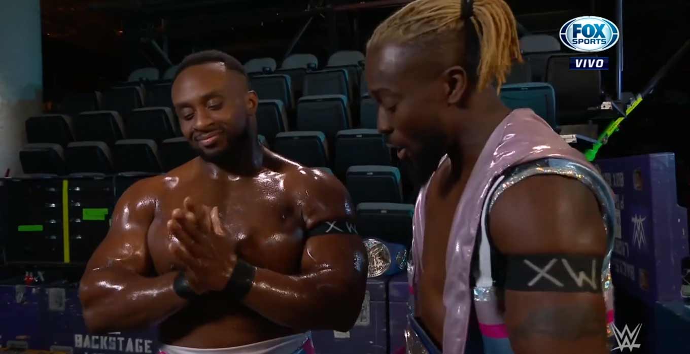 Mia Khalifa come Booty-O's... Big E reacciona ante ello 3 The New Day Big E y Kofi Kingston Mia Khalifa come Booty-O's