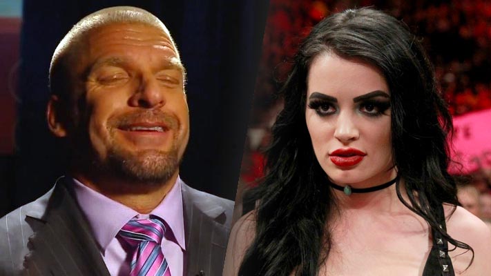 Triple H habló con Paige luego de su polémica broma sexual 2 Triple H y Paige / WWE