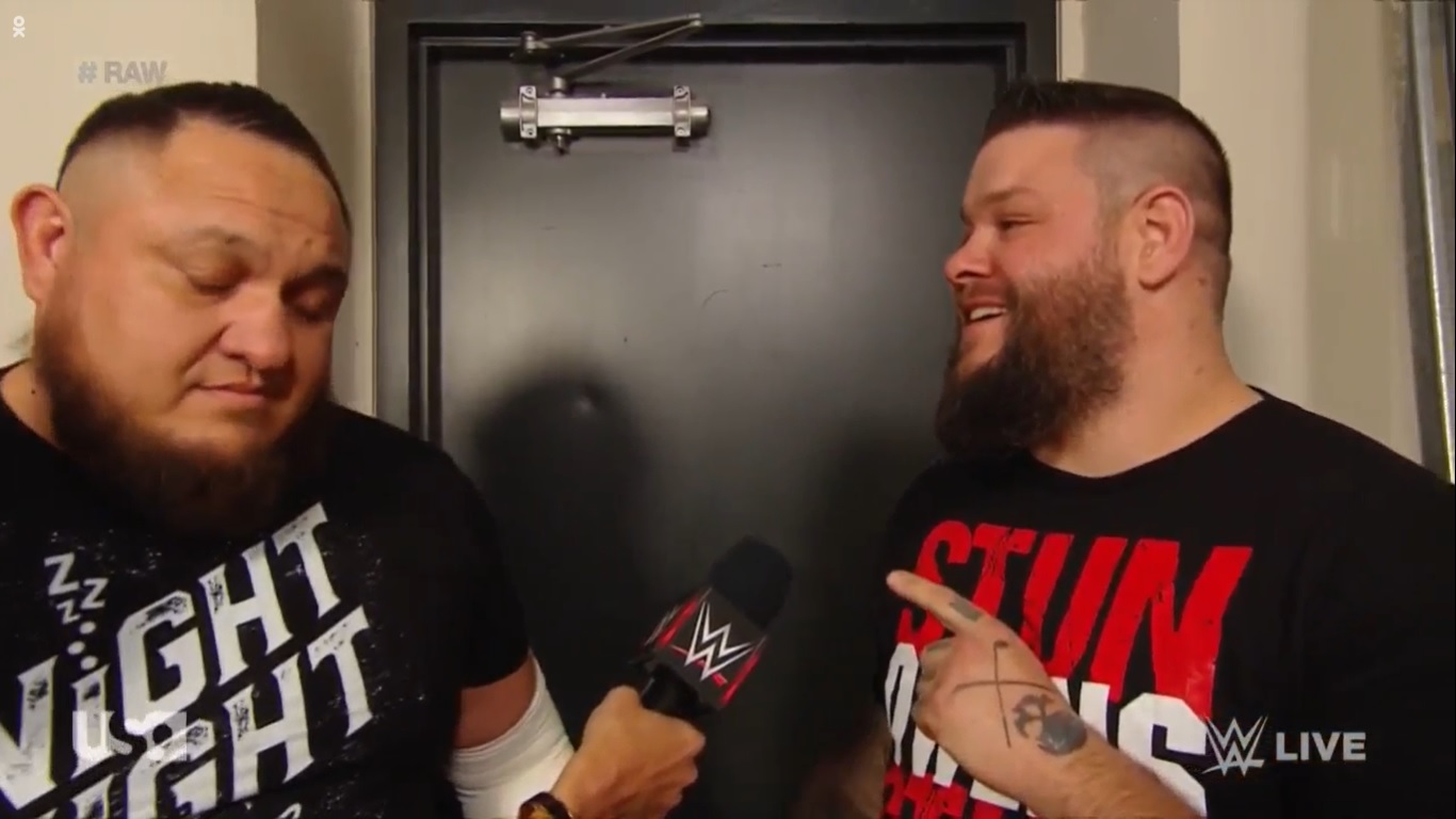 Samoa Joe y Kevin Owens