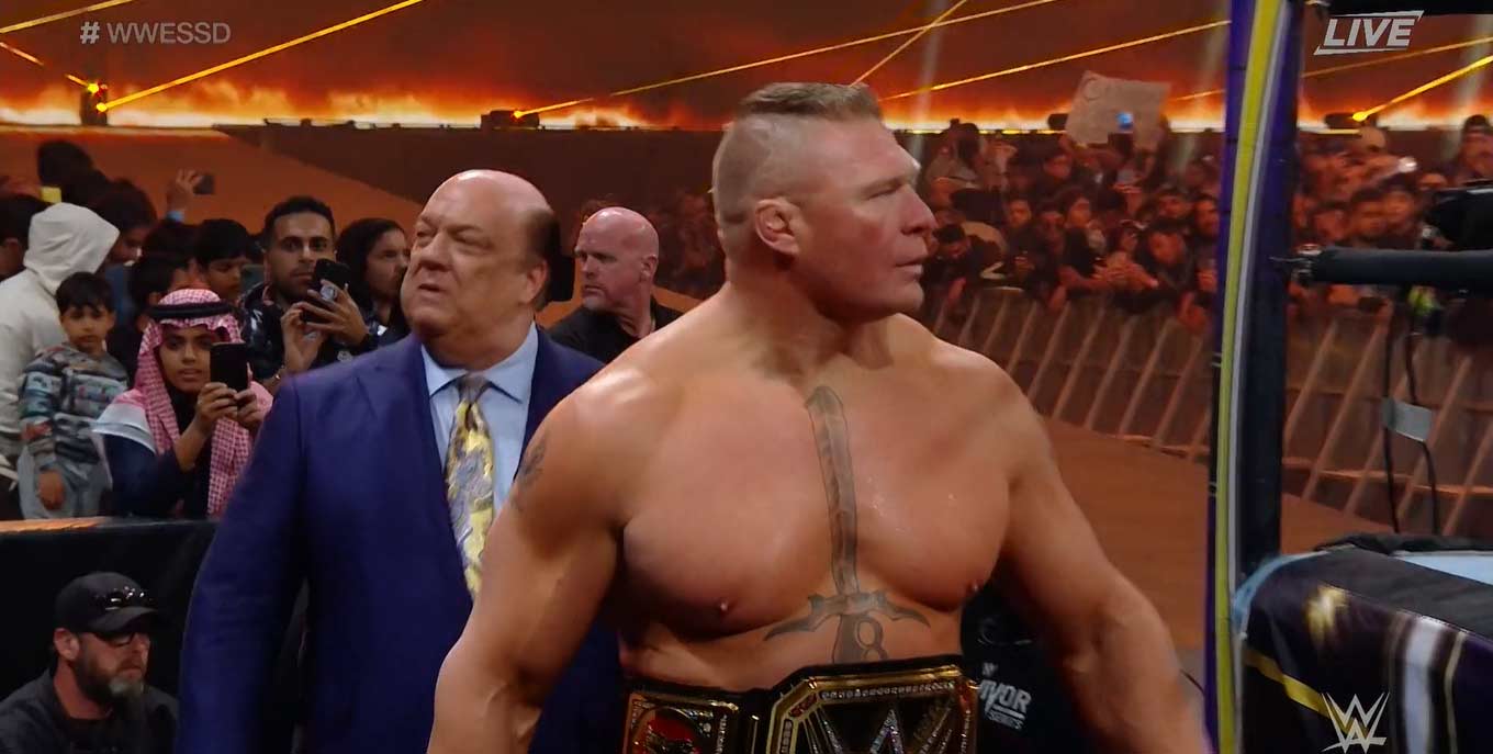 WWE SUPER SHOWDOWN 2020 | Resultados en vivo | Goldberg vs. The Fiend 50 Resultados WWE Super ShowDown 2020