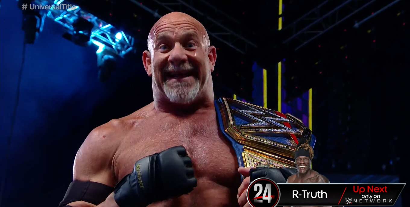 Goldberg hace triple historia y Matt Riddle lo ataca en Twitter 3 Goldberg vs. The Fiend Goldberg hace historia
