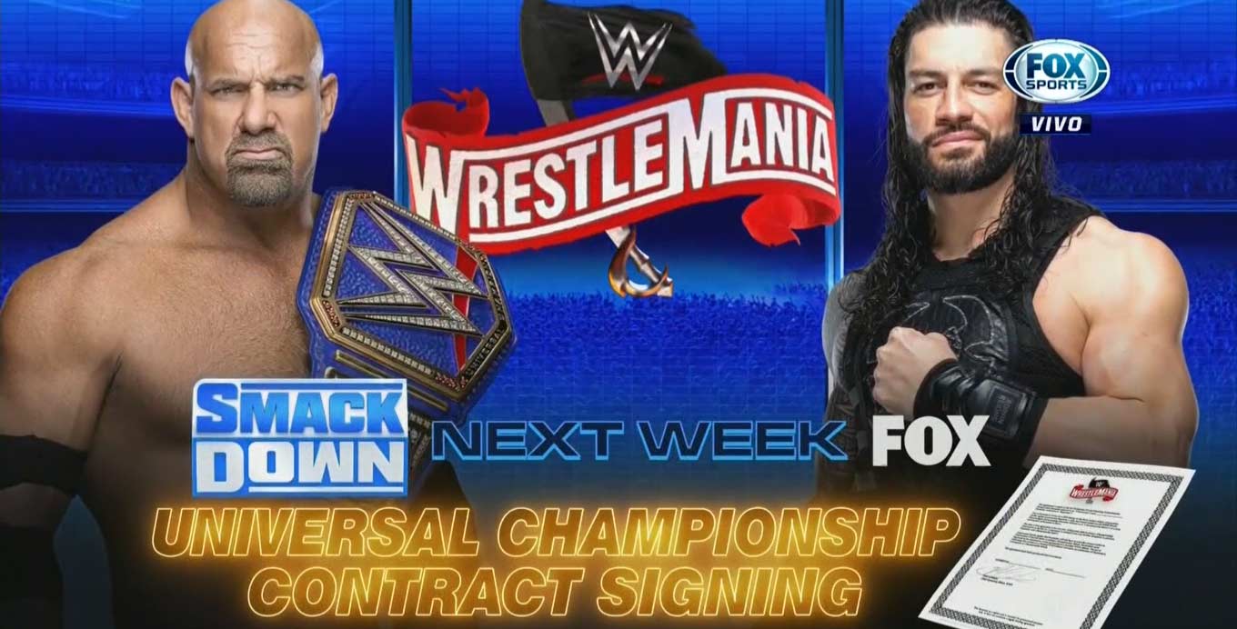 ÚLTIMA HORA: Roman Reigns fuera de WrestleMania 36 2 Goldberg vs. Roman Reigns Roman Reigns fuera de WrestleMania 36