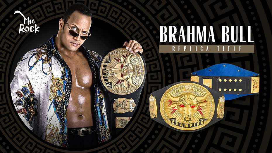 Triple H y The Rock tienen su propio campeonato a la venta en WWE Shop 4 WWE Brahma Bull Championship / WWEShop.com Triple H y The Rock