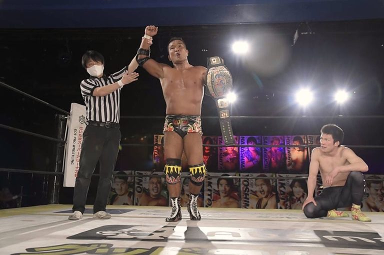 DDT: "DDT TV Show! #4" Masato Tanaka se afianza a su cinturón 1 DDT: "DDT TV Show! #4" Masato Tanaka se afianza a su cinturón 1