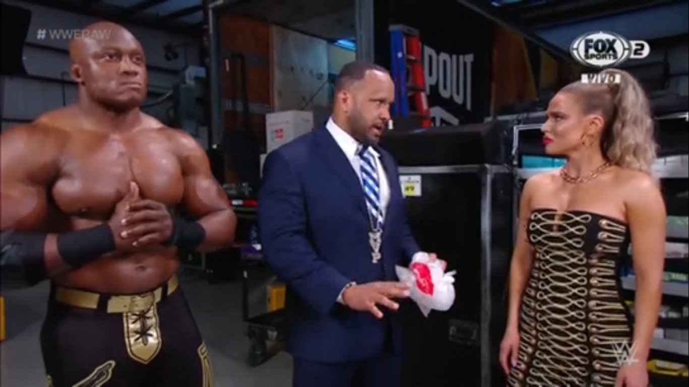 Al concluir Raw, Bobby Lashley dejó un mensaje muy claro para McIntyre 3 el mensaje de Bobby Lashley