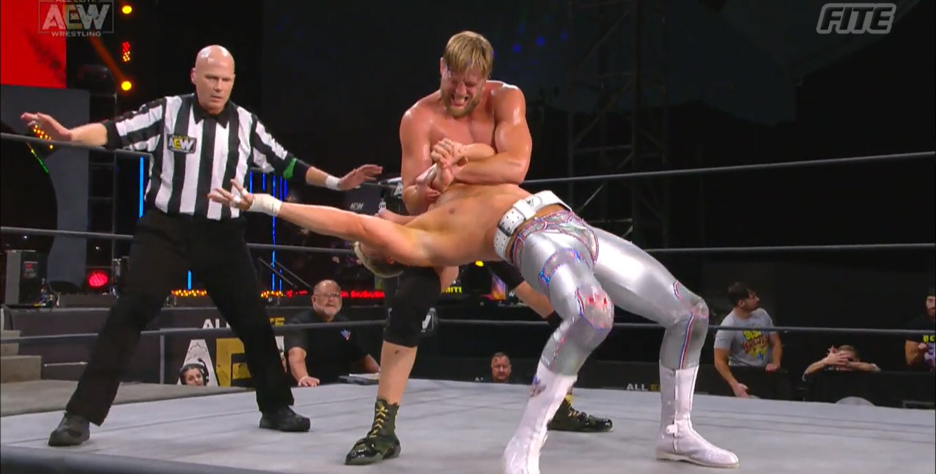 Jake Hager vs. Cody Jake Hager suspendido de AEW