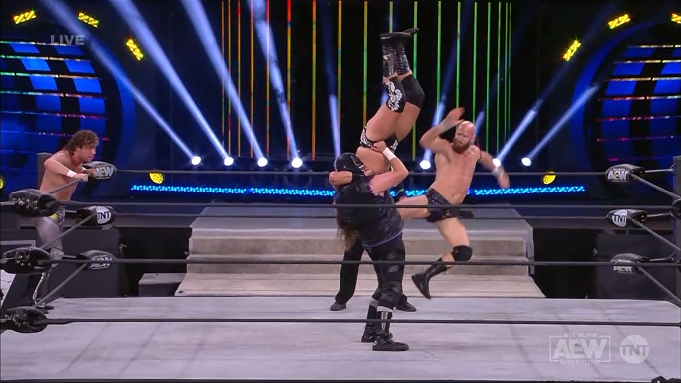 AEW DYNAMITE (29 de julio 2020) | Resultados en vivo | Moxley y Allin vs. Cage y Starks 9