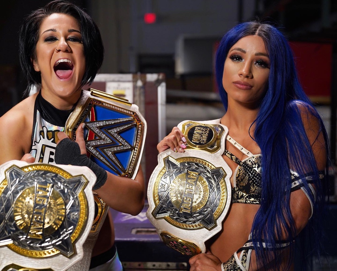 Bayley y Sasha Banks NUEVAS Campeonas de Parejas WWE 1 Bayley y Sasha Banks NUEVAS Campeonas de Parejas WWE (05/06/2020 - WWE SmackDown) / WWE