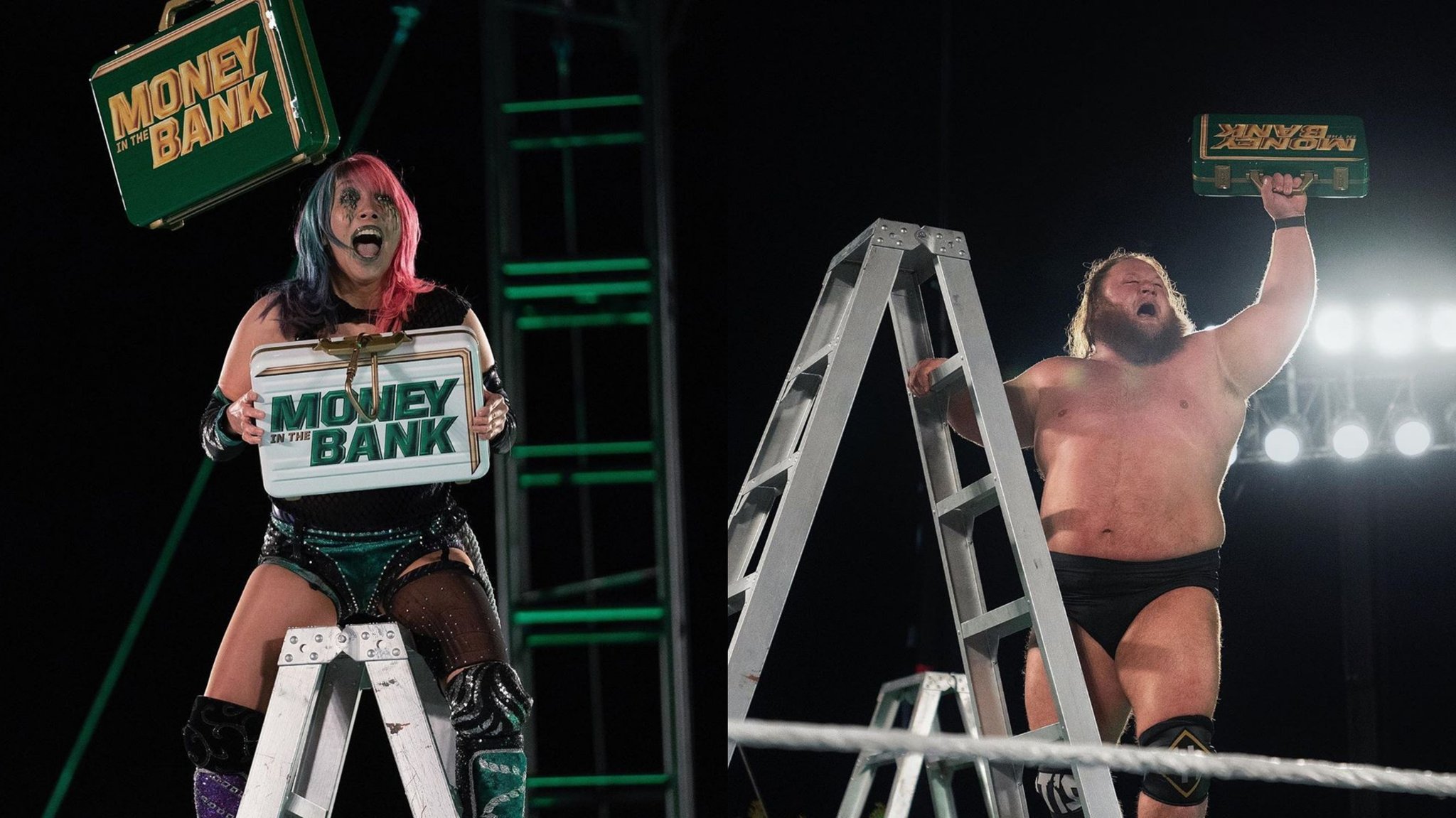 Asuka y Otis ganan el Money in the Bank 2020｜ Superluchas