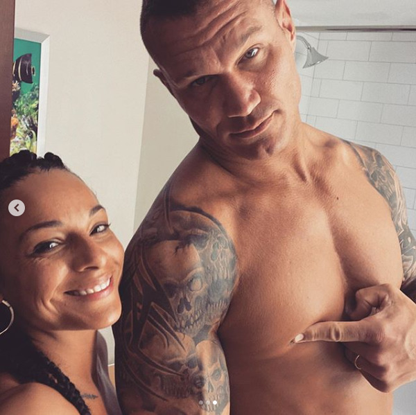 Randy Orton y su esposa Kim Orton