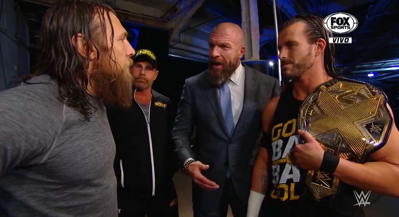 Shawn Michaels tuvo altercado en NXT TakeOver: In Your House 2 triple H Daniel Bryan Adam Cole Shawn Michaels Shawn Michaels tuvo altercado en NXT