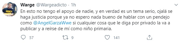 Warge vs Ángel Garza