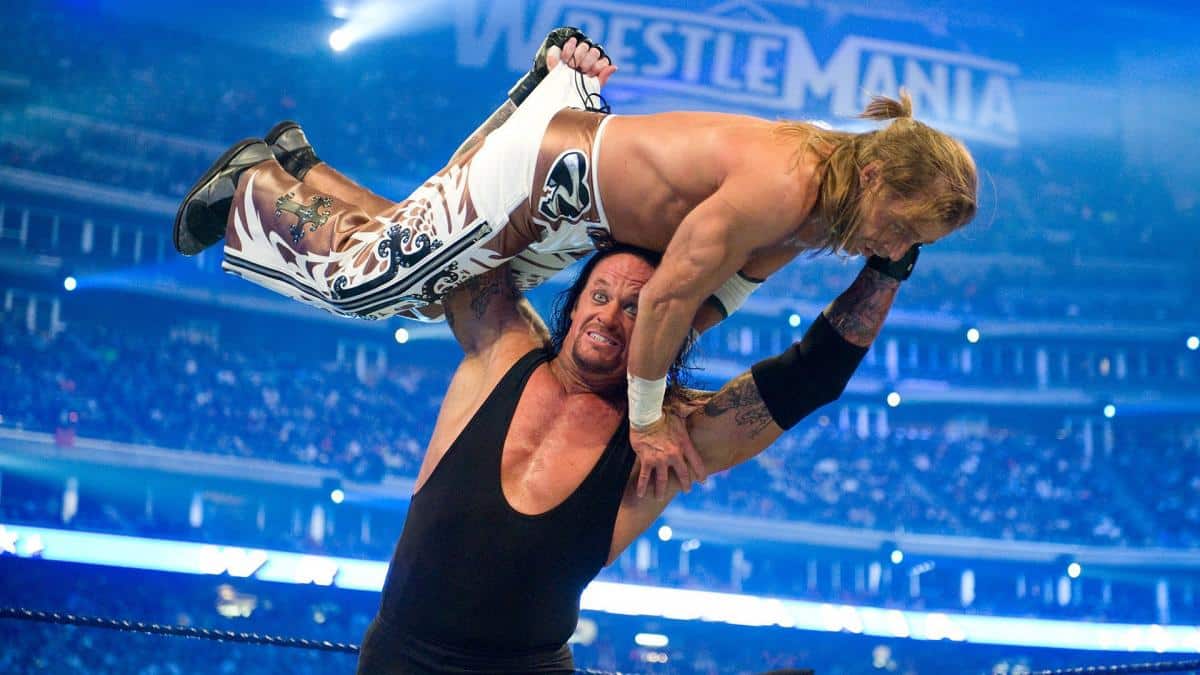 The Undertaker y Shawn Michaels en su duelo de WrestleMania 25 (05/04/2009) - WWE Shawn Michaels y The Undertaker
