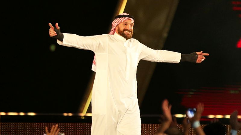 Tyson Fury en Crown Jewel 2019