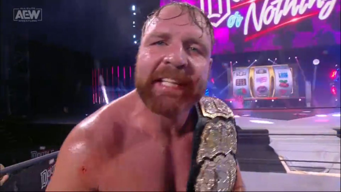 Imagen: Jon Moxley lastimado del coxis 1 Jon Moxley lastimado