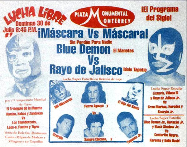 Rayo de Jalisco vs. Blue Demon Rayo de Jalisco vs. Blue Demon