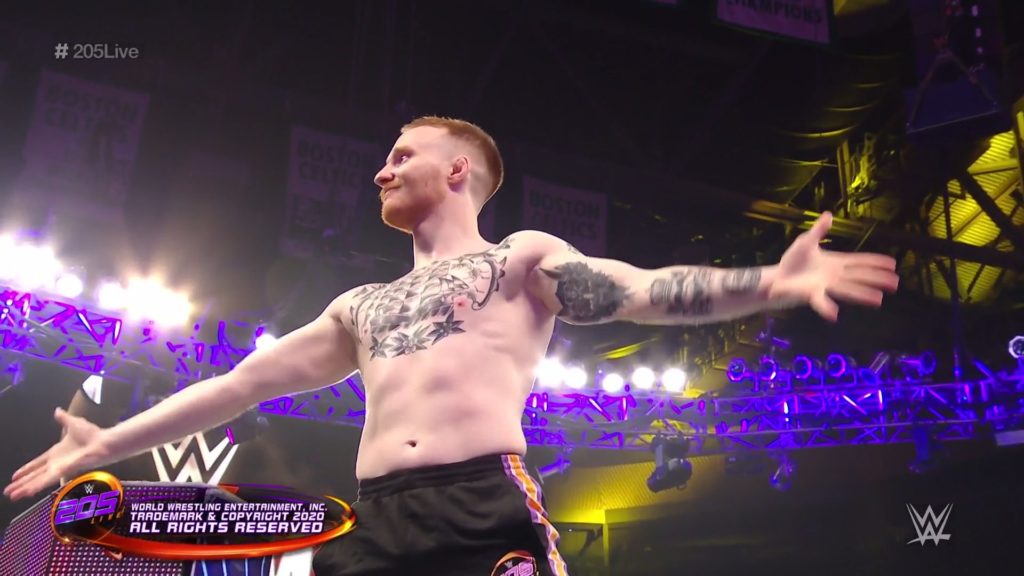 El nuevo look de Jack Gallagher en 205 Live (28/02/2020) / WWE