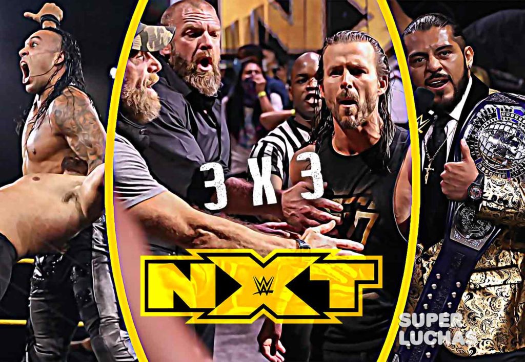 3 x 3: Lo mejor y lo peor de NXT 5 de agosto 2020