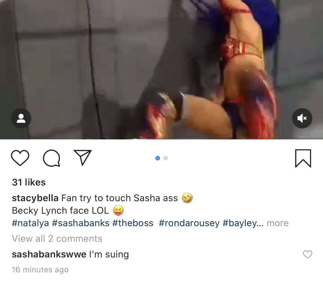Sasha Banks en Clash of Champions