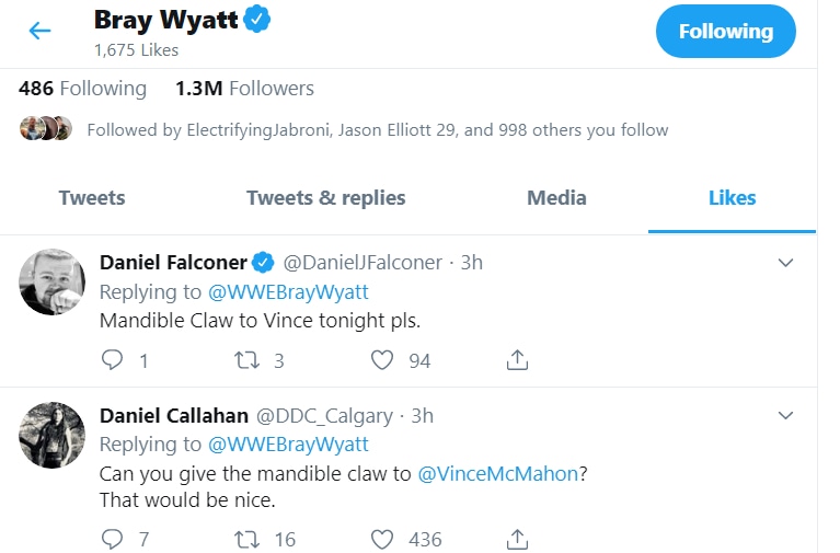 Bray Wyatt Twitter