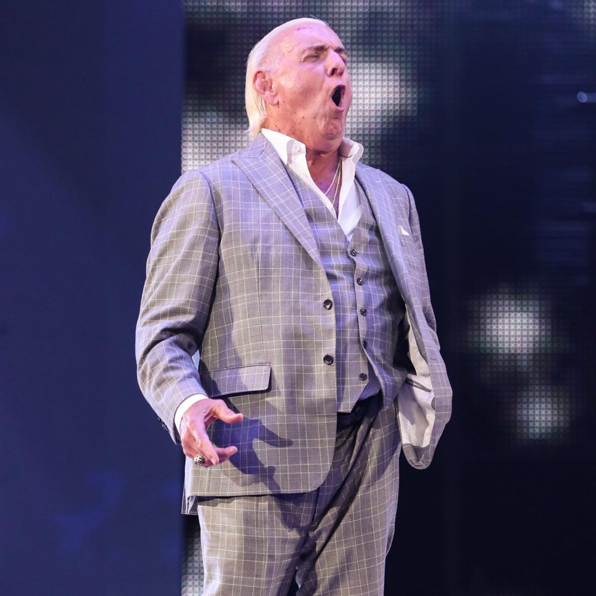 Ric Flair en el Hall of Fame