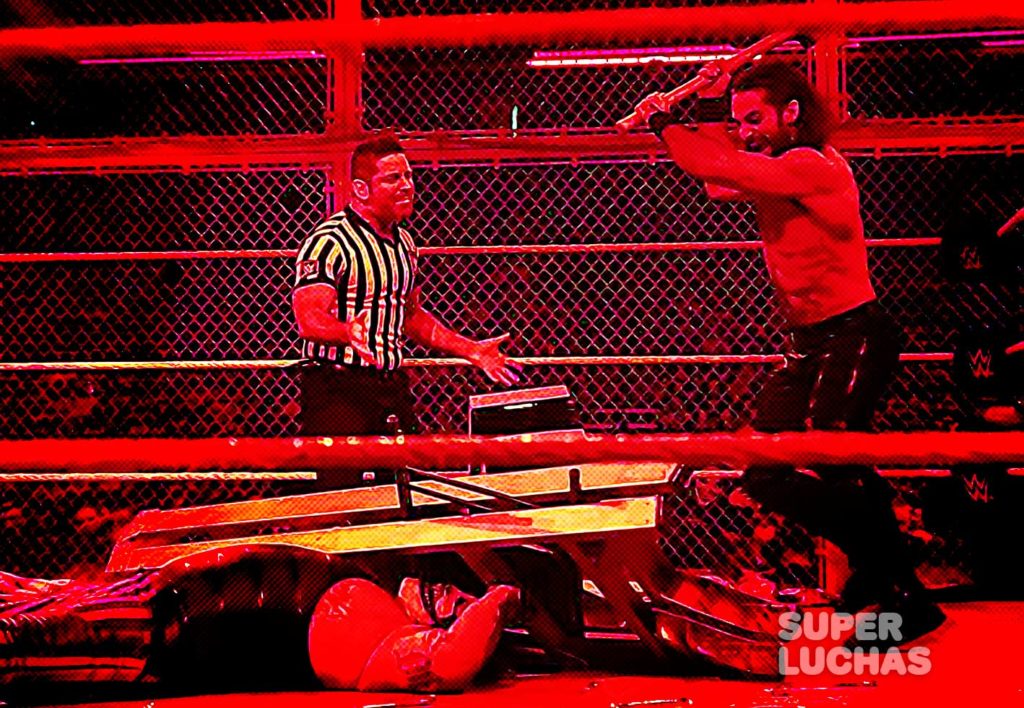 Seth Rollins vs The Fiend en Hell in a Cell 2019