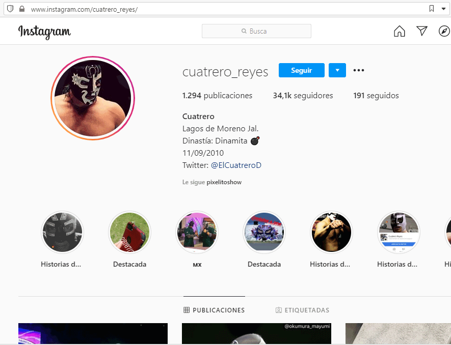Instagram Cuatrero