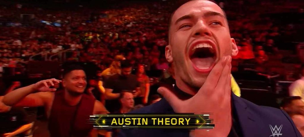 Austin Theory por fin llega a WWE. Apareció en NXT TakeOver Toronto 2019