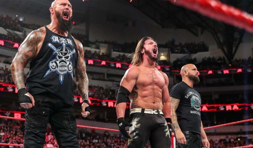 Luke Gallows, AJ Styles y Karl Anderson en WWE