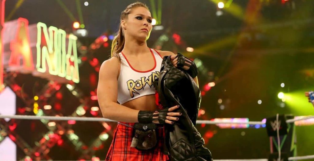 Ronda Rousey en WrestleMania 34 (08/04/2018) - WWE