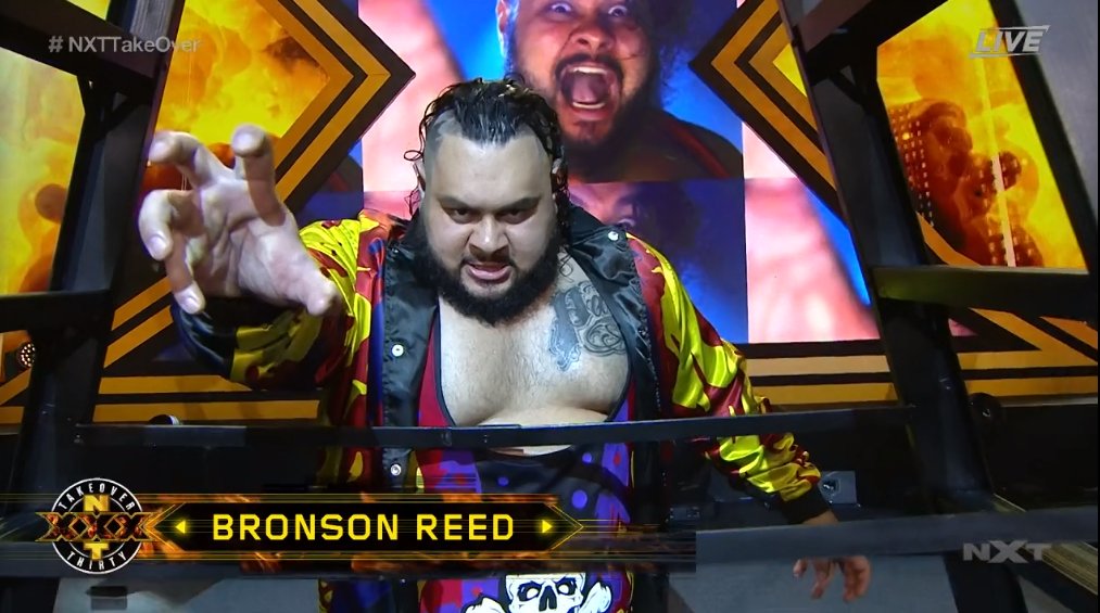 Bronson Reed en NXT TakeOver: XXX