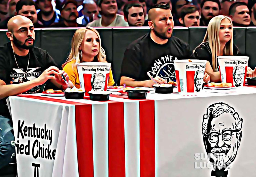La curiosa mesa de KFC en TLC 2019
