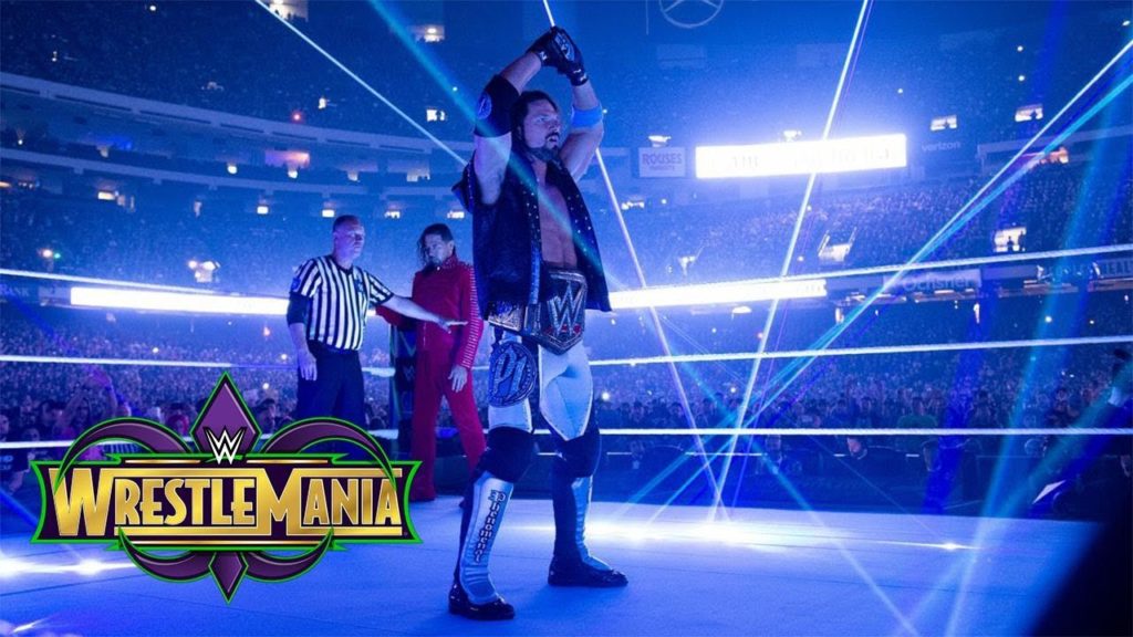 AJ Styles y su entrada en WrestleMania 34 (08/04/2018) - WWE