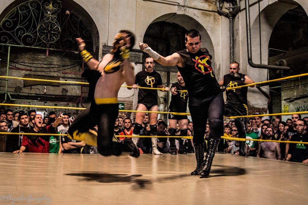 White Wolf Wrestling - Image bye https://ayalagraphy.carbonmade.com