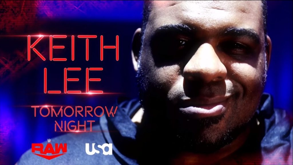 Anuncio del debut de Keith Lee en Raw durante SummerSlam 2020