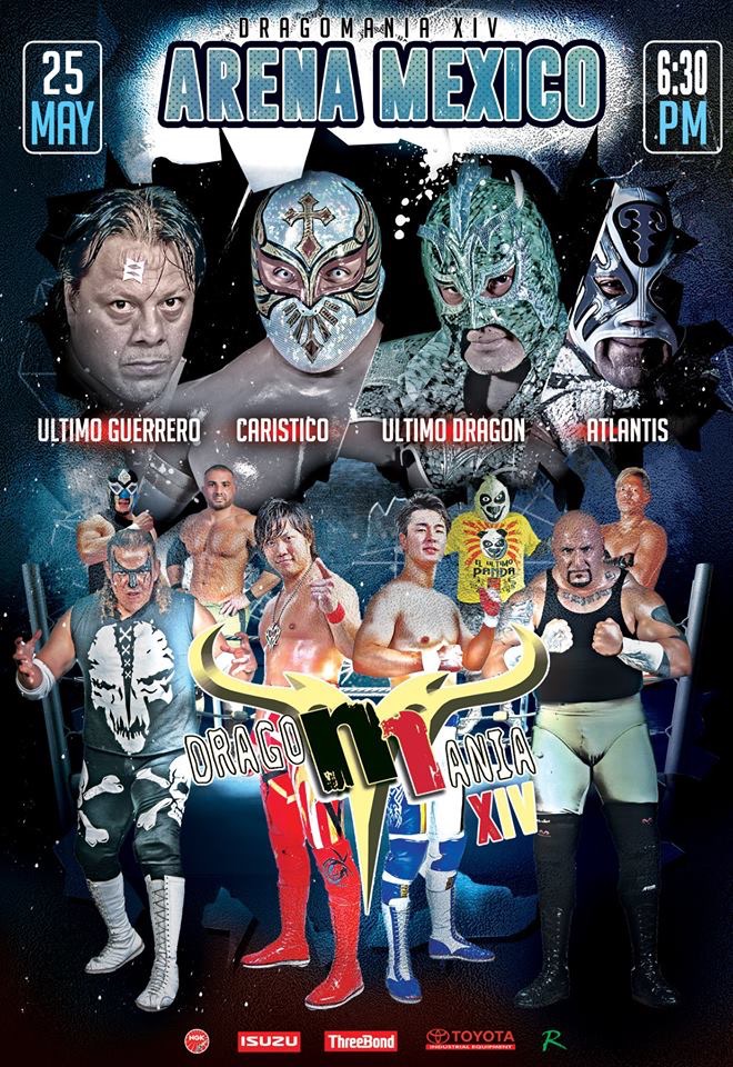 Toryumon México Cartel completo para Dragonmanía XIV Superluchas