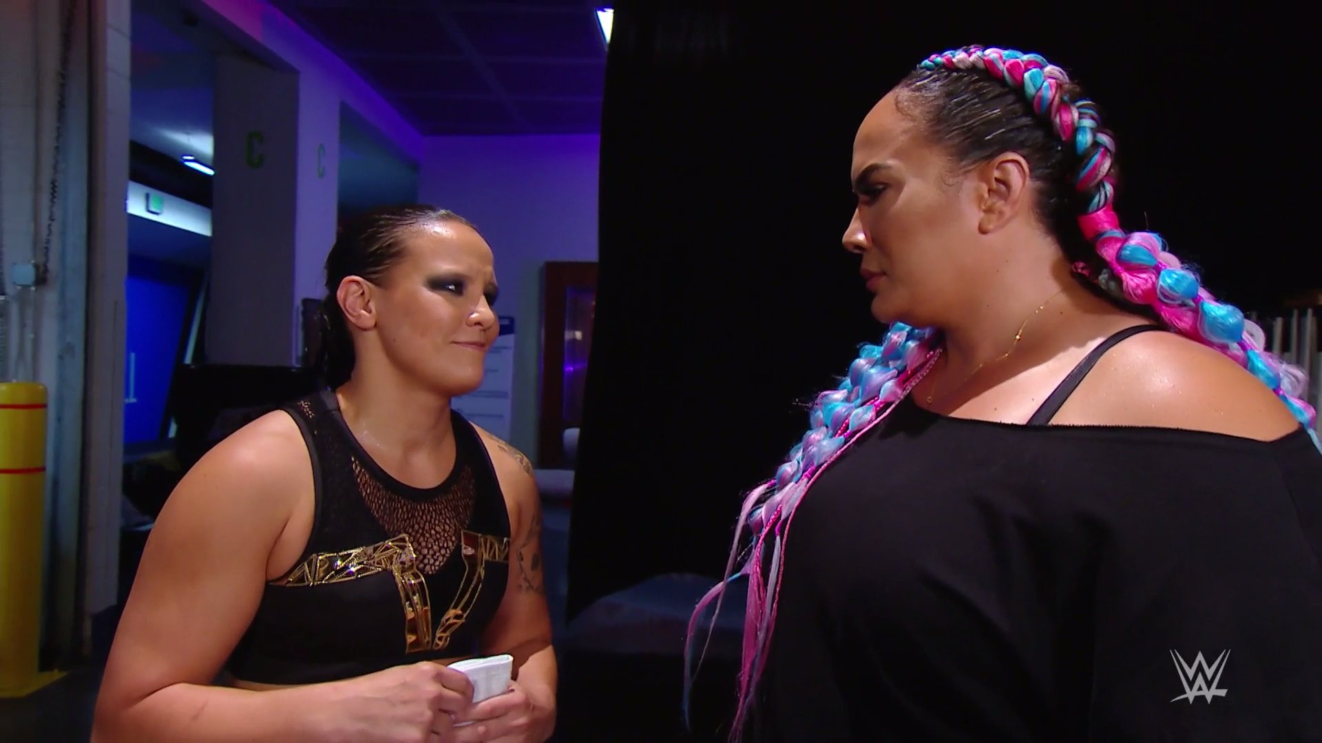 Shayna Baszler y Nia Jax - Raw 24 de agosto 2020