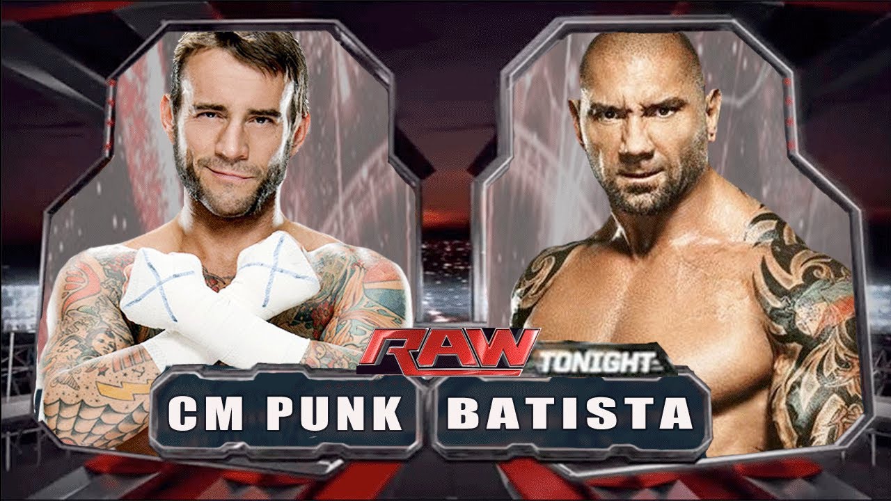 CM Punk Batista WWE©