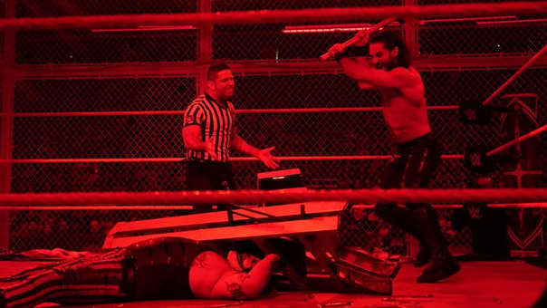 Seth Rollins vs The Fiend en Hell in a Cell 2019