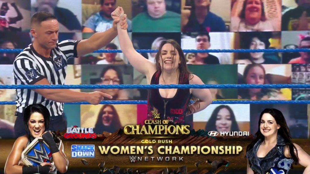 Bayley vs. Nikki Cross por el Campeonato Femenil SmackDown en el PPV Clash Of Champions 2020