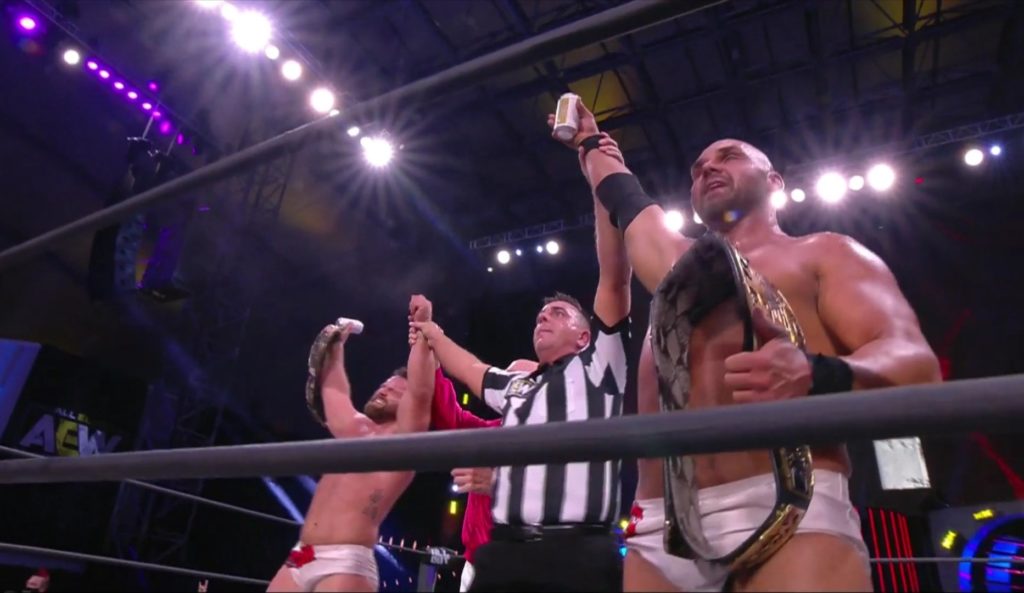 ftr nuevos campeones de parejas aew all out 2020