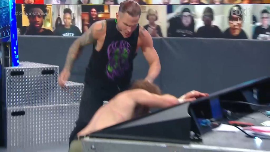 jeff hardy y sami zayn smackdown 18 de septiembre 2020