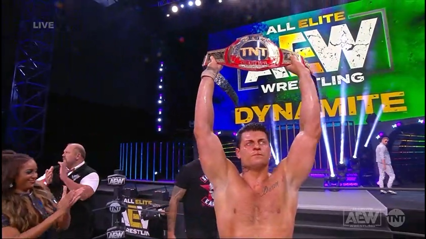 Cody nuevo Campeón TNT - AEW Dynamite 7 de octubre 2020